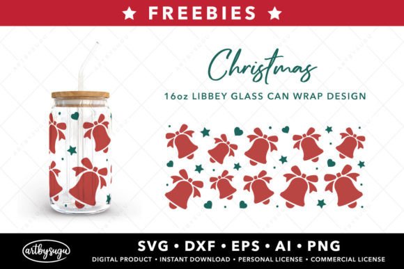 Christmas Libbey Can Wrap SVG: Elevate Your Holiday Designs