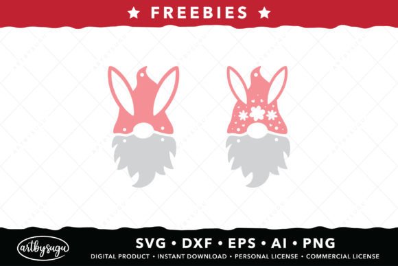 Easter Gnome Earrings SVG Freebies: A Charming Design Asset