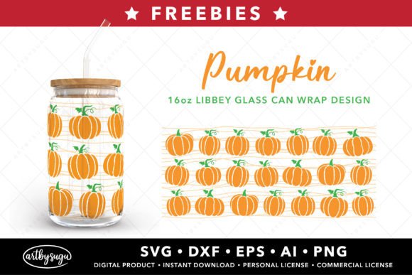 Pumpkin Libbey Glass Wrap Svg Freebies: Elevate Your Seasonal Designs