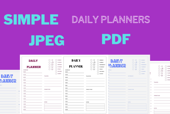 Simplest Daily Planner: 90 Pages of Functional Design