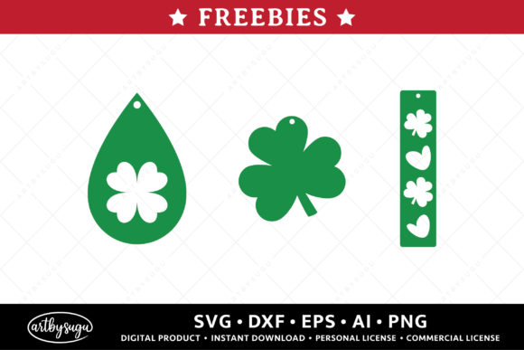 St Patricks Day Earrings SVG | Freebies and Kindly check my shop for more Designs!!!