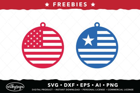USA Earrings SVG Freebies: A Designer's Toolkit for Patriotic Projects